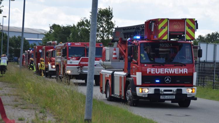 Ein Großeinsatz für die Prignitzer Feuerwehr, war der Chemieunfall in Quitzow. 