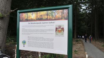 Im „Spahner Südholz“ gibt es seit 2019 einen Bestattungswald.