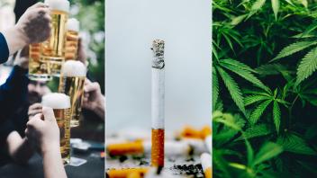 Alkohol, Zigaretten und Cannabis: Wieso werden diese Rauschmittel so unterschiedlich gehandhabt? 