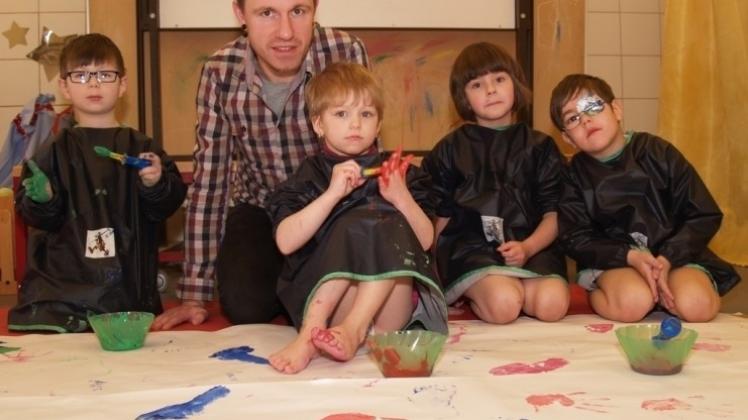 Kai Ferati ist im Bersenbrücker Astrid-Lindgren-Kindergarten | NOZ