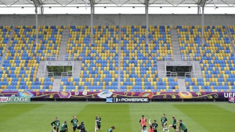 Irlands Fußball-Nationalmannschaft hat sich in Gdingen auf ihr Auftaktspiel vorbereitet. 