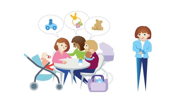 ILLUSTRATION - Durch das Elternsein verändern sich Interessen und Themen. Da bekommen Kinderlose nicht mehr die volle Aufmerksamkeit. Und die vermissen dann die emotionale Nähe, die sie aus der Freundschaft gewohnt waren. Foto: dpa-infografik GmbH/dpa-tmn ILLUSTRATION - Durch das Elternsein verändern sich Interessen und Themen. Da bekommen Kinderlose nicht mehr die volle Aufmerksamkeit. Und die vermissen dann die emotionale Nähe, die sie aus der Freundschaft gewohnt waren. Foto: dpa-infografik GmbH/dpa-tmn