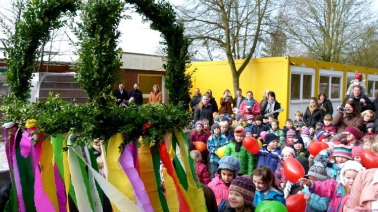 Kinderkrippe in Bad Laer: Beim Richtfest schon | NOZ