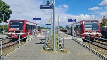 Die Züge der Hanseatischen Eisenbahn sind auf den beiden Regionalbahnstrecken 73 und 74 unterwegs.