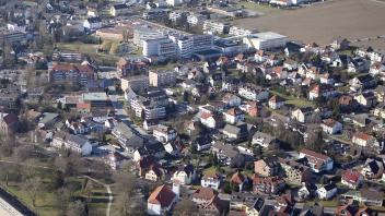 Luftbild; Saline Bad Rothenfelde; Wahrzeichen von Bad Rothenfelde