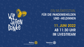 shz.de überträgt am 11. Juni das „Wir-sagen-Danke“-Festival live aus Flensburg.