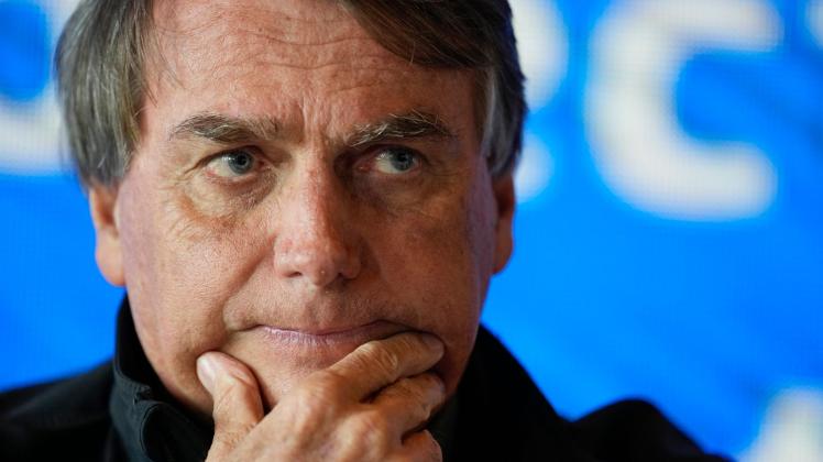 Brasiliens Staatsoberhaupt Bolsonaro sorgte in den USA für Aufsehen mit einer besonderen Rundfahrt. Foto: Andre Penner/AP/dpa