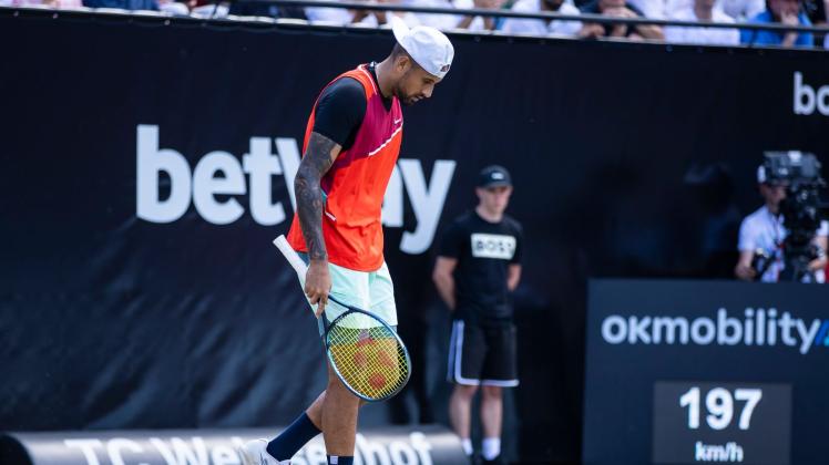 Tennisprofi Nick Kyrgios sieht sich rassistischen Anfeindungen ausgesetzt. Foto: Tom Weller/dpa