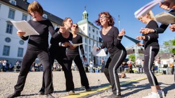 Schloss Gottorf - Rock4SH zum zweiten Mal - 130 Menschen machen zusammen Musik - 11.06.2022 - Foto Marcus Dewanger