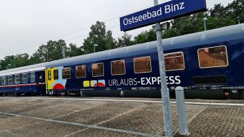 Der Urlaubs-Express fährt vom Süden bis nach Binz auf Rügen.