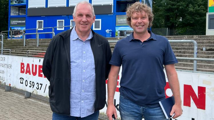 Heiner Beckmann und Stefan Krämer vom SV Meppen