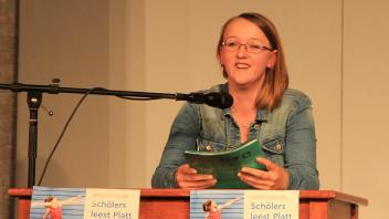 Geschafft – Wencke Sophie Reimer musste als Vorletzte lesen.