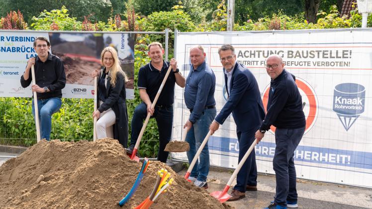 Die Bauarbeiten für die nächste Ausbauphase des geförderten Breitbandausbaus im Landkreis Osnabrück haben begonnen