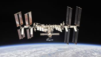 Dies ist die Internationale Raumstation ISS. Foto: -/NASA/dpa