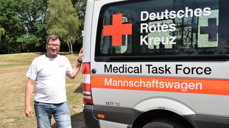 Koordinator des Ausbildungs- und Sommercamps: Steffen Kuse erwartet 60 ehrenamtliche Helfer zur Übung in Dabel.