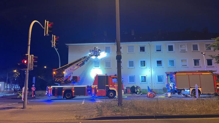 Feuer im Keller eines Mehrfamilienhauses an der Mindener Straße in Osnabrück