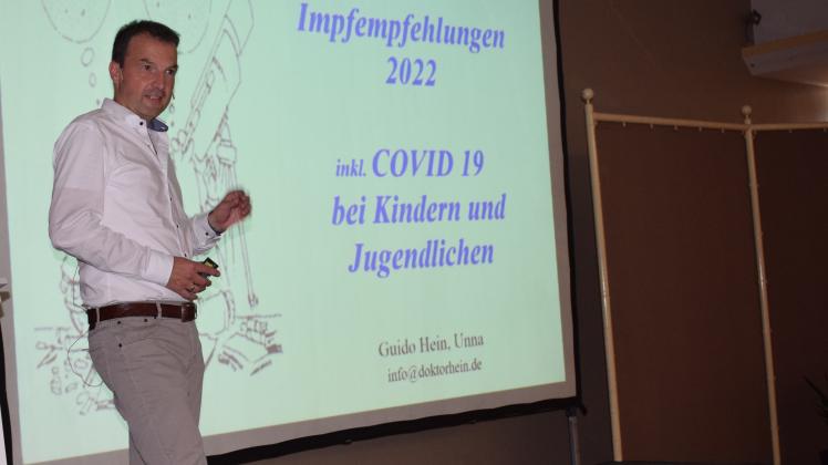 Am Samstag zog der Kinderarzt Guido Hein aus Unna eine Bilanz seiner Erfahrungen im Umgang mit der Pandemie. Seine Erkenntnis - Kinder haben zumeist nur einen milden Verlauf der Krankheit.