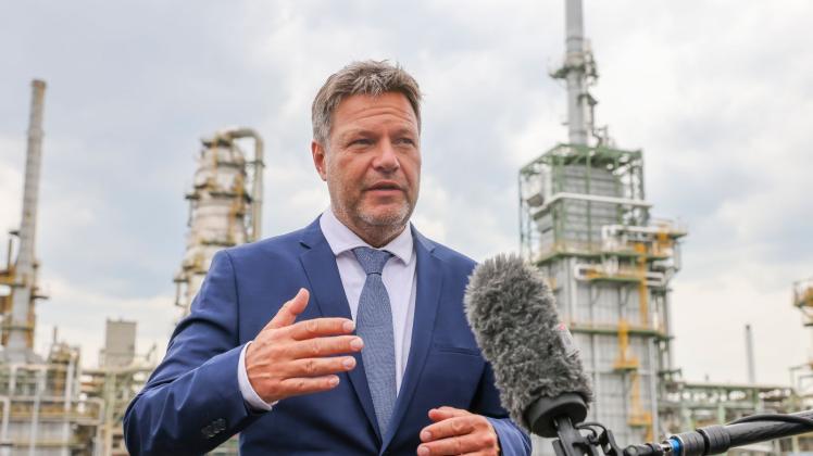 Der deutsche Wirtschaftsminister Robert Habeck will unter anderem dafür sorgen, dass zur Erzeugung von Strom weniger Gas eingesetzt wird. Foto: Jan Woitas/dpa
