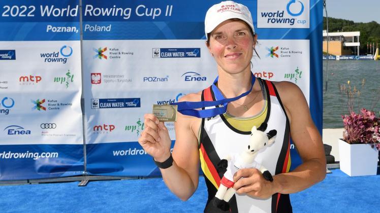 Bronze beim Weltcup in Poznan: Nach den Ergebnissen vom Wochenende wäre Marie-Louise Dräger bei den Heim-Europameisterschaften im August in München Titelfavoritin.