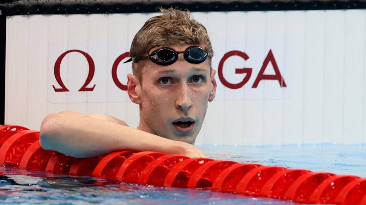 ARCHIV - Der deutsche Schwimmer Florian Wellbrock strebt nach einem Weltrekord. Foto: Oliver Weiken/dpa