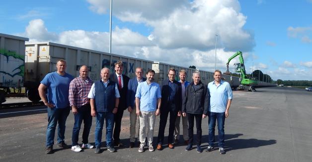 Werlte Erster Zug erreicht neuen Güterbahnhof