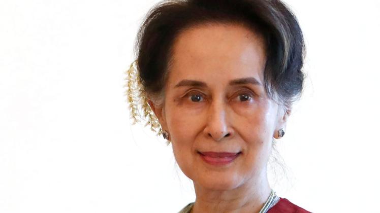 ARCHIV - Aung San Suu Kyi ist ins Gefängnis gebracht worden. Foto: Uncredited/AP/dpa