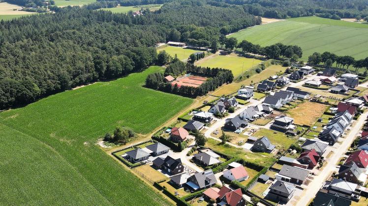 Angrenzend an das Wohngebiet Apfelbaumland in Schwagstorf könnte auf der derzeit landwirtschaftlich genutzten Fläche ein Baugebiet entstehen.