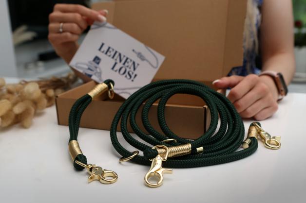 Flensburg, June 23rd, 2022, Jana Rimpel manufactures dog collars with her company - Moin Moritz - named after her dog.  Among other things, she supplies the Geissens in Monaco --- Photo STAUDT