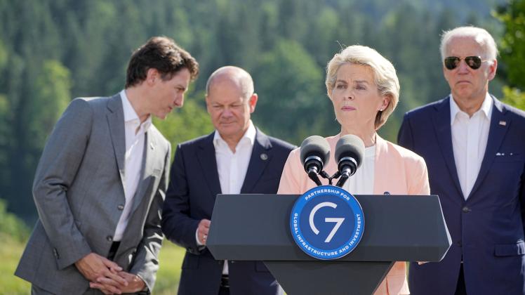 G7-Gipfel 2022 - Arbeitssitzung Globale Infrastruktur
