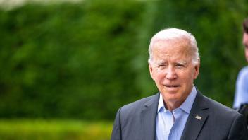 US-Präsident Joe Biden auf dem G7-Gipfel. Foto: Peter Kneffel/dpa