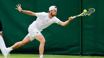 Maximilian Marterer hat in Wimbledon die nächste Runde erreicht. Foto: Frank Molter/dpa