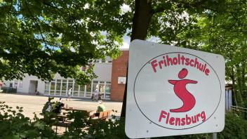 Die Friholtschule in der Elbestraße in Flensburg.