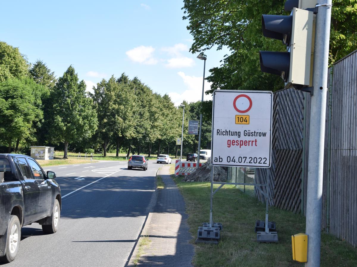 Brüel: Geschwindigkeitsanzeige in der Schweriner Straße ist weg