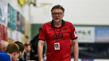 Handball-Herren-Saison 2021/2022-3.BL - TeamHandbALL-Lippe vs. OHV Aurich am 19.02.2022, Arek Blacha (Trainer OHV Aurich