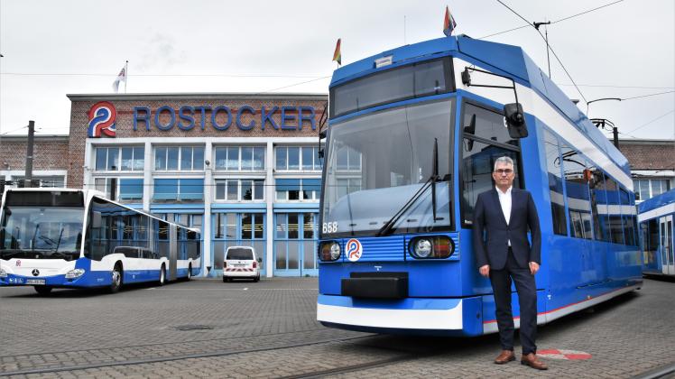 Laut Jan Bleis, Vorstand Markt und Technik der RSAG, ist eine Verdopplung der Fahrgastzahlen im Rostocker ÖPNV bis 2030 nicht ohne Weiteres möglich.