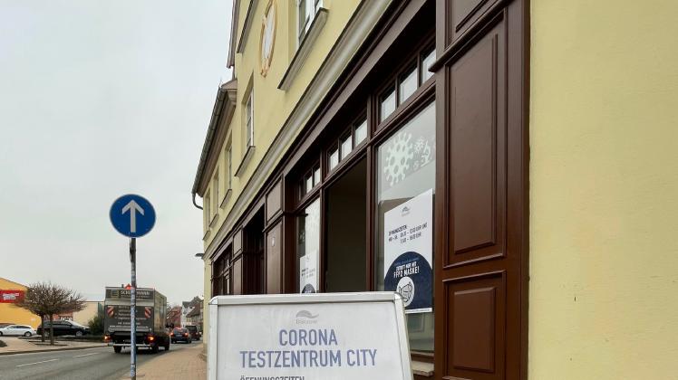 Das Testzentrum in Bützow bleibt weiterhin geöffnet