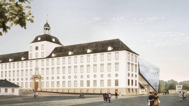 Im Zuge des Masterplanes soll Schloss Gottorf einen gläsernen Anbau bekommen.