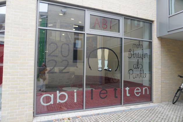 Das Motto des Abijahrgangs 2022 in Haselünne. Das Motto des Abijahrgangs 2022 in Haselünne.