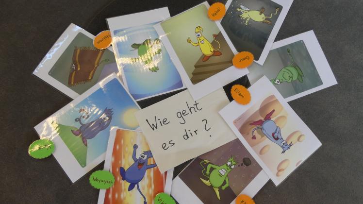 Im Spiel lernen die Kinder die deutsche Sprache kennen, um ihren Alltag besser meistern zu können.