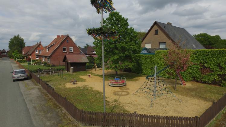 Der Spielplatz in der Gartenstraße ist die älteste Begegnungsstätte für Kinder, Eltern und Großeltern.