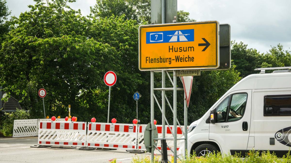 Zwischen Flensburg und Tarp So lange bleibt die L317 gesperrt SHZ
