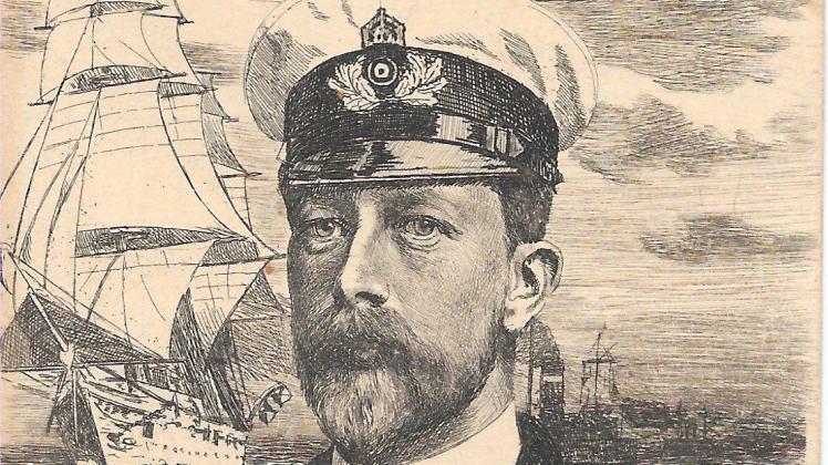 Prinz Heinrich 1899 im chinesischen Tsingtau