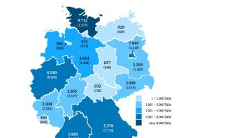 Grafik des BKA zur Verteilung der Wirtschaftskriminalität in Deutschland