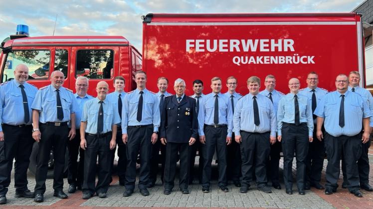 Quakenbrück, Jahreshauptversammlung der Freiwilligen Feuerwehr Quakenbrück; Quakenbrück, 01.07.2022; Foto: Feuerwehr Quakenbrück