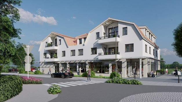 So soll das künftige Wohn- und Geschäftshaus aussehen. So soll das künftige Wohn- und Geschäftshaus aussehen.