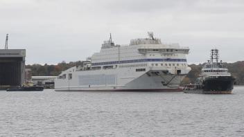 Im Oktober 2020 wurde die „Honfleur“ aus der Flensburger Förde geschleppt.