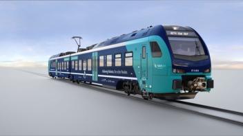 Der Akku-Zug Stadler Flirt 3 soll in Zukunft auf der Strecke zwischen Kiel und Lübeck zum Einsatz kommen.