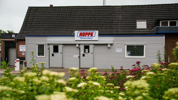 Öffnet in der kommenden Woche zum letzten Mal: Der Werksverkauf des Fleischwarenherstellers Hoppe in Eggebek.