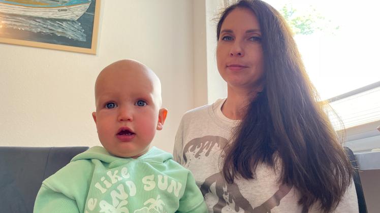 Olesia Kolos und ihr Sohn Illia wollen in Itzehoe ein neues Leben beginnen. 