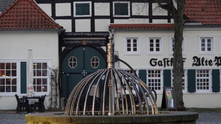 In bester Lage ist das Restaurant „Alte Post“ in Bramsche am Kirchplatz zu finden. Doch in den vergangenen Jahren gab es mehrere Betreiber-Wechsel (Archivbild).